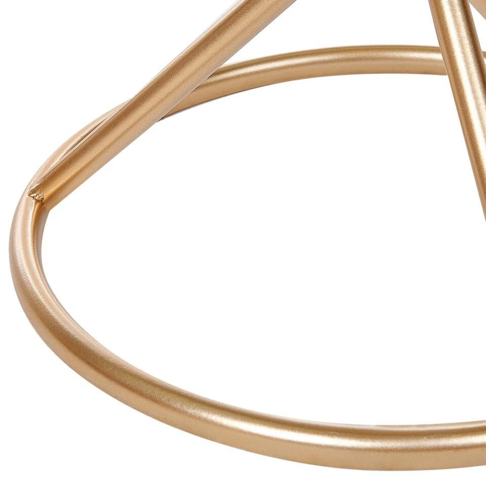 PRESHO - Hocker - Grijs - Bouclé 9 PRESHO - Hocker - Grijs - Bouclé - Afbeelding 7