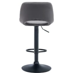 CLP Barkruk Camden Fluweel - Donkergrijs -LeenBakker Winkel 7122de986e74409eb2da1e5d078f62ba