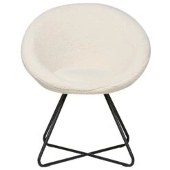 FLOBY II - Fauteuil - Crème - Bouclé -LeenBakker Winkel 71b431b408914c08a05e888f2088b062