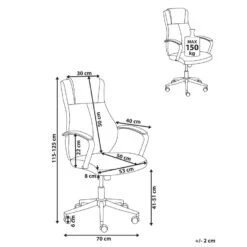 ADEPT - Bureaustoel - Zwart - Kunstleer 16 ADEPT - Bureaustoel - Zwart - Kunstleer -LeenBakker Winkel 71fa955da53341aeb8d90106ce769e2f