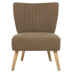 VAASA - Fauteuil - Bruin - Polyester -LeenBakker Winkel 721c92f86a0a4db09642ed6b772bdb66
