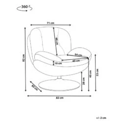 NOLVIK - Fauteuil - Beige - Fluweel -LeenBakker Winkel 72a420d848534ae0a9c8304b033a1f3d
