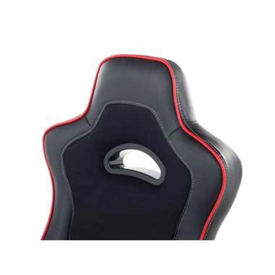 Beliani Bureaustoel MASTER - Zwart Kunstleer 5 Beliani Bureaustoel MASTER - Zwart Kunstleer - Afbeelding 3