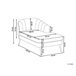 ALLIER - Chaise Longue - Grijs - Rechterzijde - Fluweel 15 ALLIER - Chaise Longue - Grijs - Rechterzijde - Fluweel -LeenBakker Winkel 73d2f06e726e4bc0b6740675508aad28 3