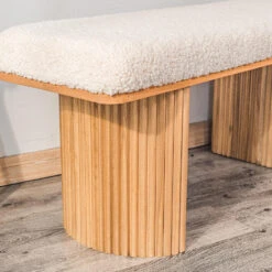 Bank Van Massief Hout En Witte Lussen 13 Bank Van Massief Hout En Witte Lussen -LeenBakker Winkel 740131aed4654103b592202440a2918d