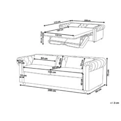 Beliani Driezitsbank - CHESTERFIELD Zwart Fluweel 7 Beliani Driezitsbank - CHESTERFIELD Zwart Fluweel -LeenBakker Winkel 7489e6658f3643bbac8f52714d9890f0
