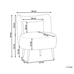 OTSBY II - Fauteuil - Off-white - Bouclé -LeenBakker Winkel 74e0c94d3a524b1c9aab16a48f531332