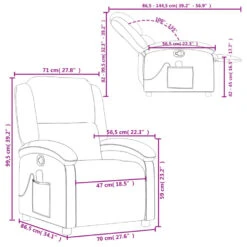 VidaXL - Massagestoel - Crème - Leer -LeenBakker Winkel 74f2867fd93a482bb025537bcd6200d3