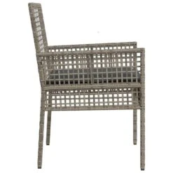 VidaXL - Tuinstoel - Grijs - Poly Rattan - 53 X 60 X 85cm -LeenBakker Winkel 758bf4237dd2422bb7d4bff194d07f87