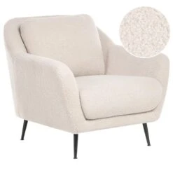 EIBY - Fauteuil - Beige - Bouclé 15 EIBY - Fauteuil - Beige - Bouclé -LeenBakker Winkel 75aad18a3d0e48959af2c2dfc5fa60cb