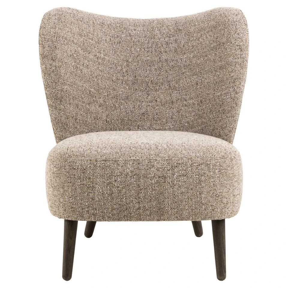 Fauteuil Lichtbruin Stof - Zithoogte 45cm - Ellie 5 Fauteuil Lichtbruin Stof - Zithoogte 45cm - Ellie - Afbeelding 3