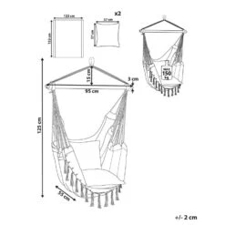 BONEA - Hangstoel - Lichtgrijs - Katoen -LeenBakker Winkel 7750f679c03b4f3895ebc4244a5e651a 1