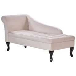 PESSAC - Chaise Longue - Beige - Linkerzijde - Fluweel -LeenBakker Winkel 77bd502f07df4d60bfdafc0fb4ef0b25
