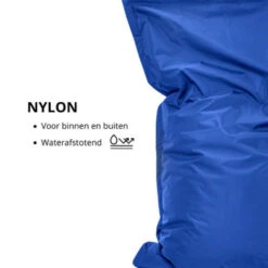 Parya Zitzak Nylon - Zitzakfauteuil - Woonkamerzitzak - Kobalt - 100 X 150 -LeenBakker Winkel 797c48c53bfa40f79abad6125031ddd3