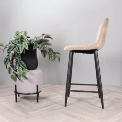 DS4U - Gaby Barkruk Velvet 65 Cm 2.0 - Champagne 12 DS4U - Gaby Barkruk Velvet 65 Cm 2.0 - Champagne -LeenBakker Winkel 7a0e672147ae41a3a3183de954317e92