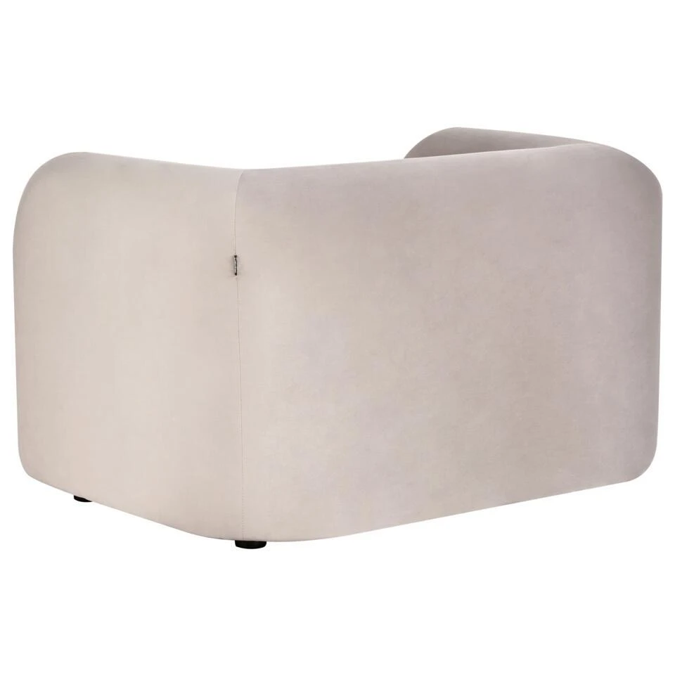 LEIREN - Fauteuil - Taupe - Polyester 8 LEIREN - Fauteuil - Taupe - Polyester - Afbeelding 6