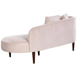 CHAUMONT - Chaise Longue - Roze - Rechterzijde - Fluweel -LeenBakker Winkel 7b56ce8bdd9e4d7690f79be65ebb1855