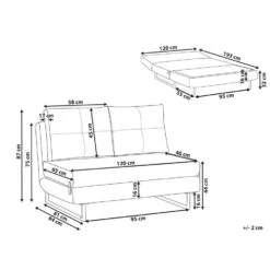 JERSLEV - 2-zits Slaapbank - Lichtbruin - Stof -LeenBakker Winkel 7b6cf067b3164c8893b6d6f7b6f92092 1