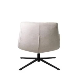 Draaifauteuil Stof/Textiel - Beige - 86x74x84cm - Mattis -LeenBakker Winkel 7b85eb29fb4046c2ac8d4ebbd6de6065