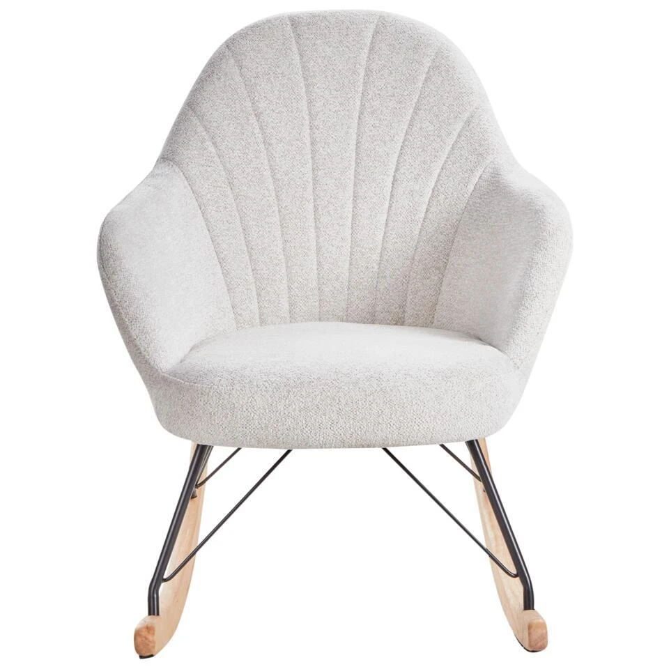 SKALE - Schommelstoel - Wit - Polyester 7 SKALE - Schommelstoel - Wit - Polyester - Afbeelding 5