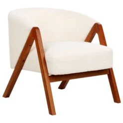 SKEI - Fauteuil - Wit - Bouclé 17 SKEI - Fauteuil - Wit - Bouclé -LeenBakker Winkel 7c07566311ca4d719385f4653fc56ea0