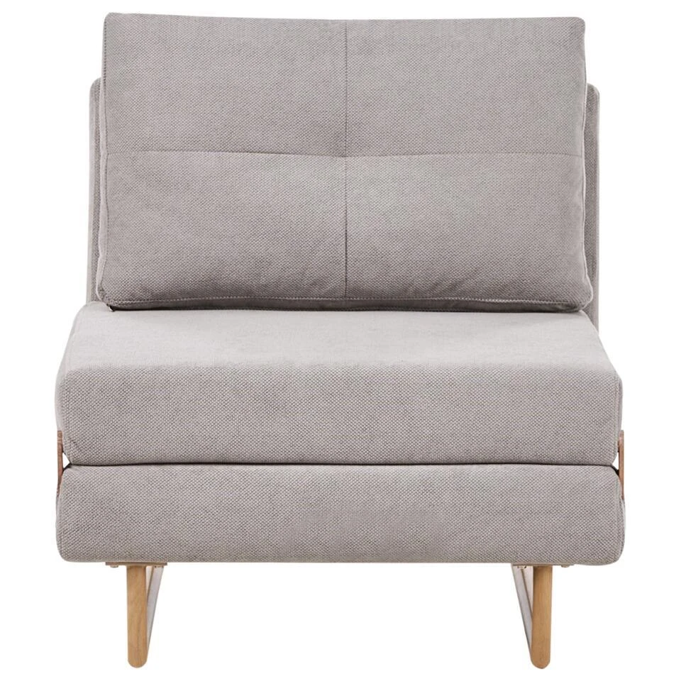 JERSLEV - 1-zits Slaapbank - Grijs - Polyester 8 JERSLEV - 1-zits Slaapbank - Grijs - Polyester - Afbeelding 6