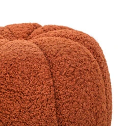 Poef Met Terracotta Krullen En Houten Basis -LeenBakker Winkel 7c6a0edba6d64853b7866ed74e7deb1c