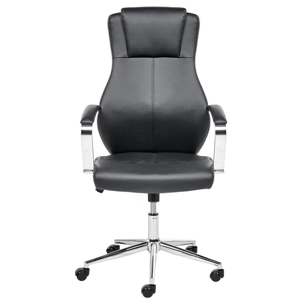 ADEPT - Bureaustoel - Zwart - Kunstleer 8 ADEPT - Bureaustoel - Zwart - Kunstleer - Afbeelding 6