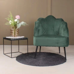 DS4U - Lindsey Fauteuil - Donkergroen -LeenBakker Winkel 7cab4c70c90544cf92f5d07e8313d259
