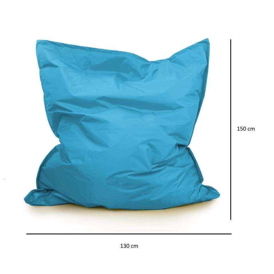 Parya - Grote Zitzak - Nylon - Zitzakfauteuil - Woonkamerzitzak - Turquoise 5 Parya - Grote Zitzak - Nylon - Zitzakfauteuil - Woonkamerzitzak - Turquoise - Afbeelding 3