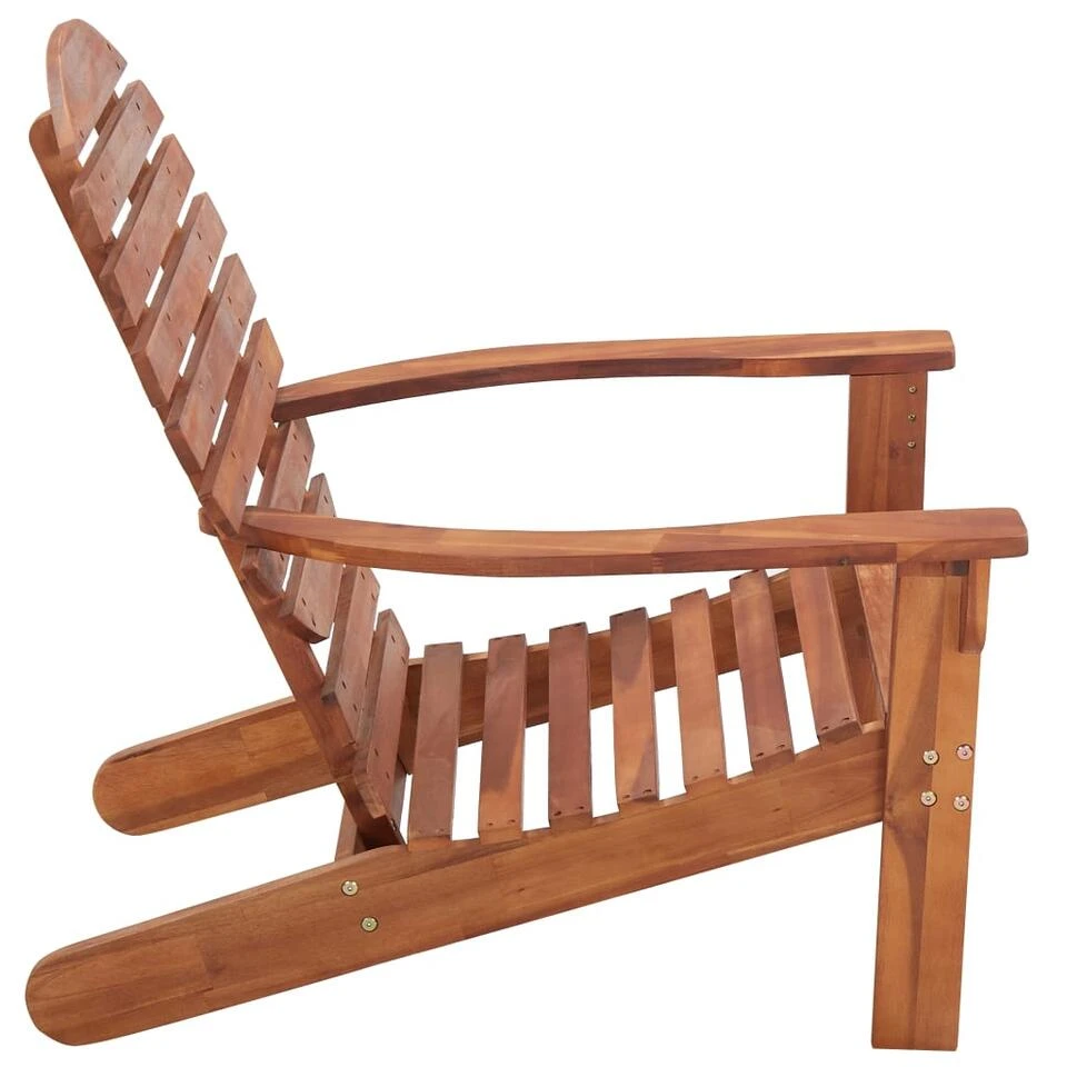 VidaXL Stoel Adirondack Massief Acaciahout 4 VidaXL Stoel Adirondack Massief Acaciahout - Afbeelding 2
