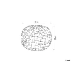 Beliani Poef HOPA - Zwart Fluweel -LeenBakker Winkel 7e32e6dd6b6e4d2dad4701b600194d5b