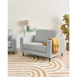 SAVALEN - Fauteuil - Lichtgrijs - Stof -LeenBakker Winkel 7e9596342c414456bc4c186ac770c627