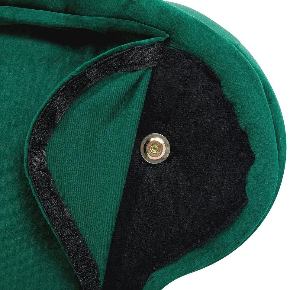 NIMES - Chaise Longue - Groen - Rechterzijde - Fluweel 14 NIMES - Chaise Longue - Groen - Rechterzijde - Fluweel - Afbeelding 12