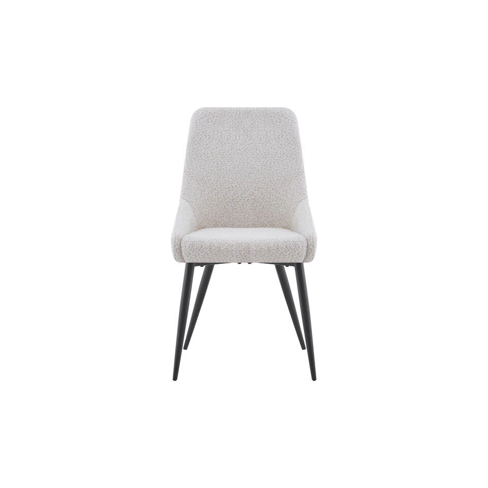 Furnihaus Eetkamerstoel Oscar Boucle Beige 4 Furnihaus Eetkamerstoel Oscar Boucle Beige - Afbeelding 2