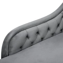 NIMES - Chaise Longue - Grijs - Rechterzijde - Fluweel -LeenBakker Winkel 7ef4e44f5c18427eac660fdc18b8578e