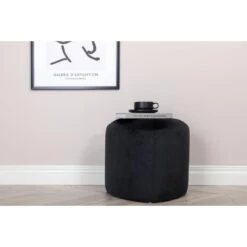 Svea - Troy Poef - Velvet - Zwart -LeenBakker Winkel 7ef67bcbca2447eeae73852e61462b1d