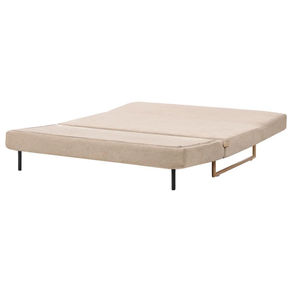 JERSLEV - 3-zits Slaapbank - Lichtbruin - Stof 8 JERSLEV - 3-zits Slaapbank - Lichtbruin - Stof - Afbeelding 6