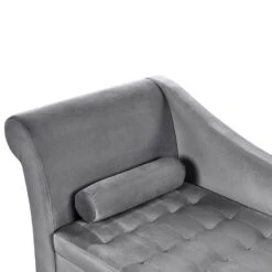 PESSAC - Chaise Longue - Lichtgrijs - Linkerzijde - Fluweel -LeenBakker Winkel 7f7266f10eba43c5a36925881359fe36