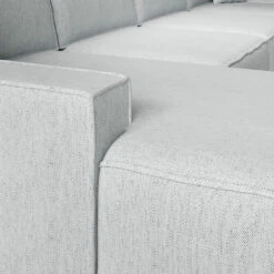 Meubella - Manolo - Hoekbank 5-zits Met Chaise Longue - Stof Grijs - Links -LeenBakker Winkel 7f9ec252e37848298e80e4640c4ee2a0