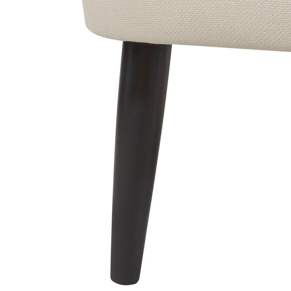 DVENBERG - Fauteuil - Lichtbeige/Zwart - Stof 10 DVENBERG - Fauteuil - Lichtbeige/Zwart - Stof - Afbeelding 8