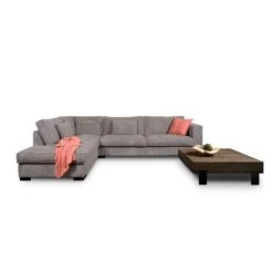 Hoekbank Stuttgart Groot Rechts - Ribcord - Antraciet 8 Hoekbank Stuttgart Groot Rechts - Ribcord - Antraciet -LeenBakker Winkel 81004584 0101