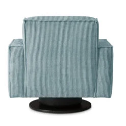 Draaifauteuil Stuttgart Met Armleuning - Ribcord - Ijsblauw/grijs 9 Draaifauteuil Stuttgart Met Armleuning - Ribcord - Ijsblauw/grijs -LeenBakker Winkel 81004591 0901