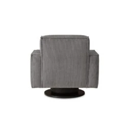 Draaifauteuil Stuttgart Met Armleuning - Ribcord - Antraciet 9 Draaifauteuil Stuttgart Met Armleuning - Ribcord - Antraciet -LeenBakker Winkel 81004593 0900