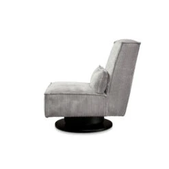 Draaifauteuil Stuttgart - Ribcord - Lichtgrijs 8 Draaifauteuil Stuttgart - Ribcord - Lichtgrijs -LeenBakker Winkel 81004595 0301