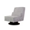 Draaifauteuil Stuttgart - Ribcord - Lichtgrijs 1 Draaifauteuil Stuttgart - Ribcord - Lichtgrijs -LeenBakker Winkel 81004595
