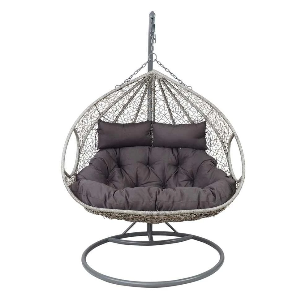 Hangstoel Close 2 Pers - Grijs 3 Hangstoel Close 2 Pers - Grijs