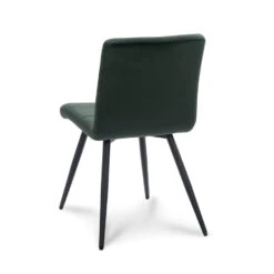 Eetkamerstoel Ayden - Velvet - Groen (2 Stuks) -LeenBakker Winkel 81021671 0200