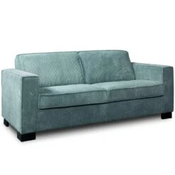 Bank Stuttgart 2-zits - Ribcord - Petrol -LeenBakker Winkel 81023417 0200