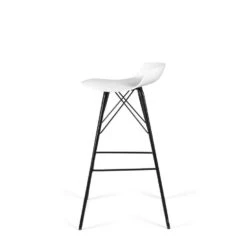 Tenzo Barkruk Tori - Wit/zwart (2 Stuks) -LeenBakker Winkel 81023613 0400